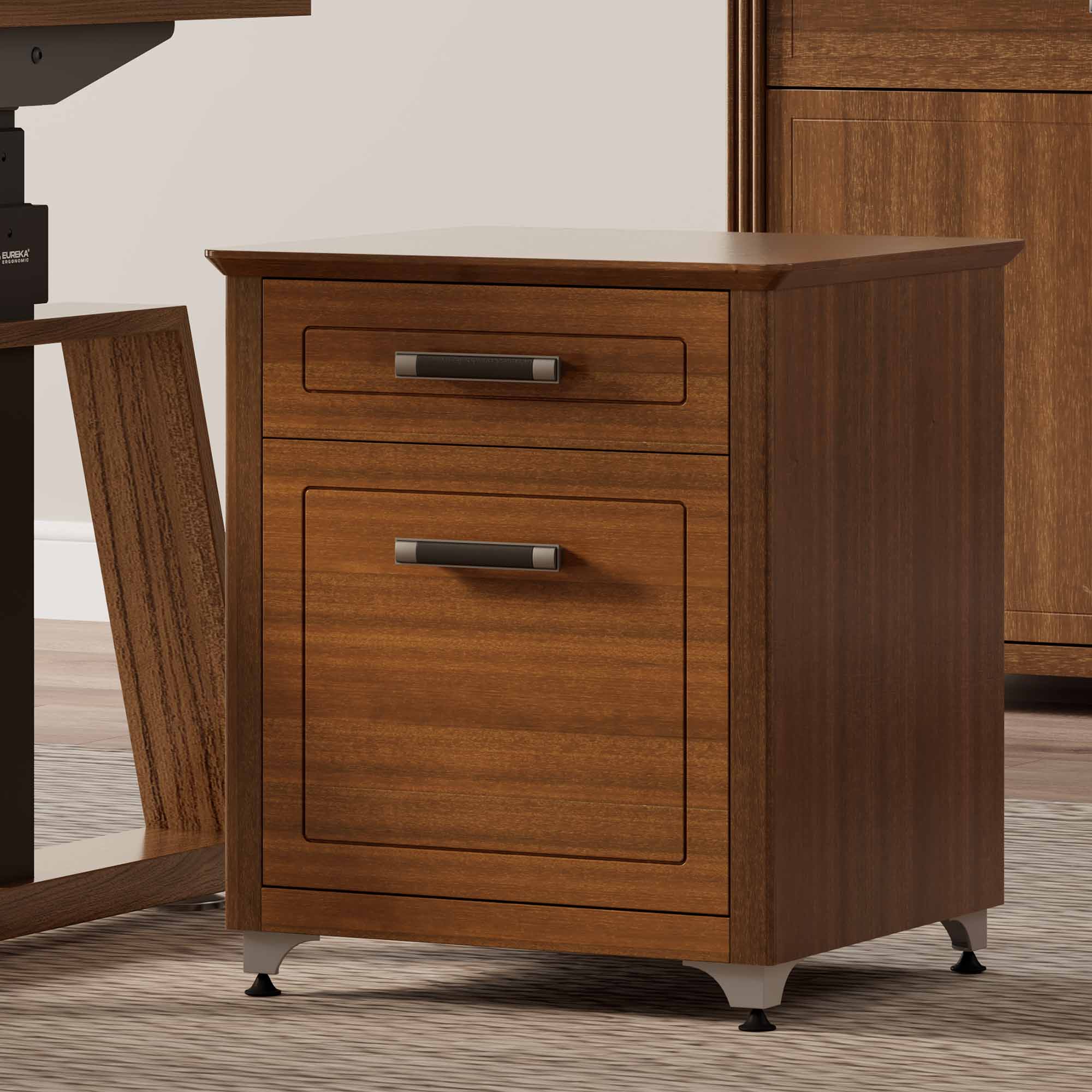 19 File Storage Cabinet. Dark Walnut