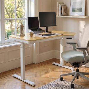 Prime Electric Standing Desk with RGB Lighting (55x34)