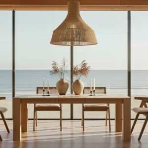 Edora Oak Extendable Dining Table (70.9 -92.5)