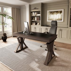 Executive Office Set: Ark X Standing Desk & Executive Office Chair