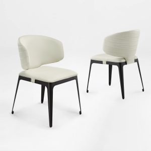 Chateau. Dining Side Chairs Set of 2. Off-White