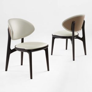Cedar. Dining Side Chairs Set of 2. Off-white
