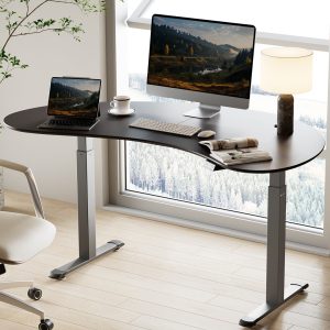 Cashew Shape Standing Desk (70x39)