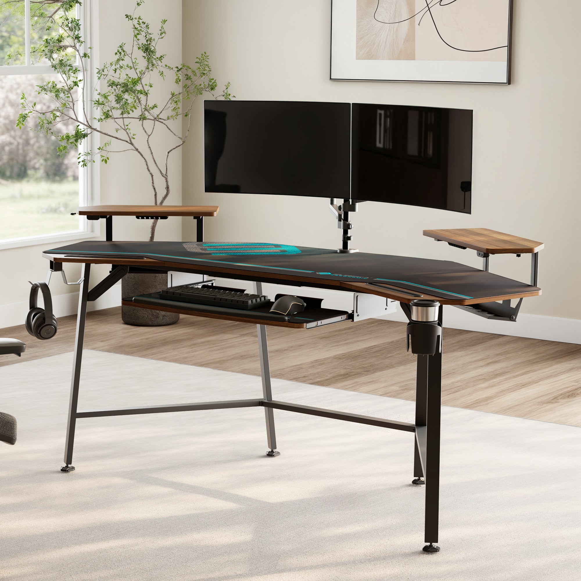 Aero Wing Shaped Studio Desk (73x23) - Image 15