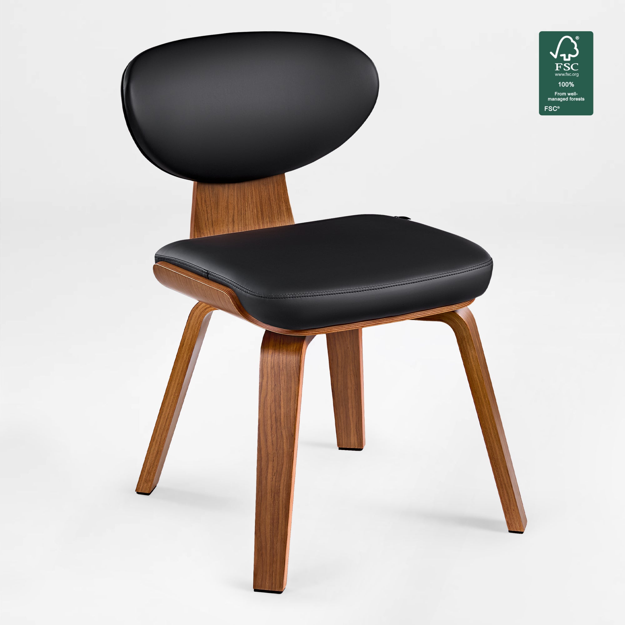 Belmar Leather Dining End Chairs. set of 2 - Image 10