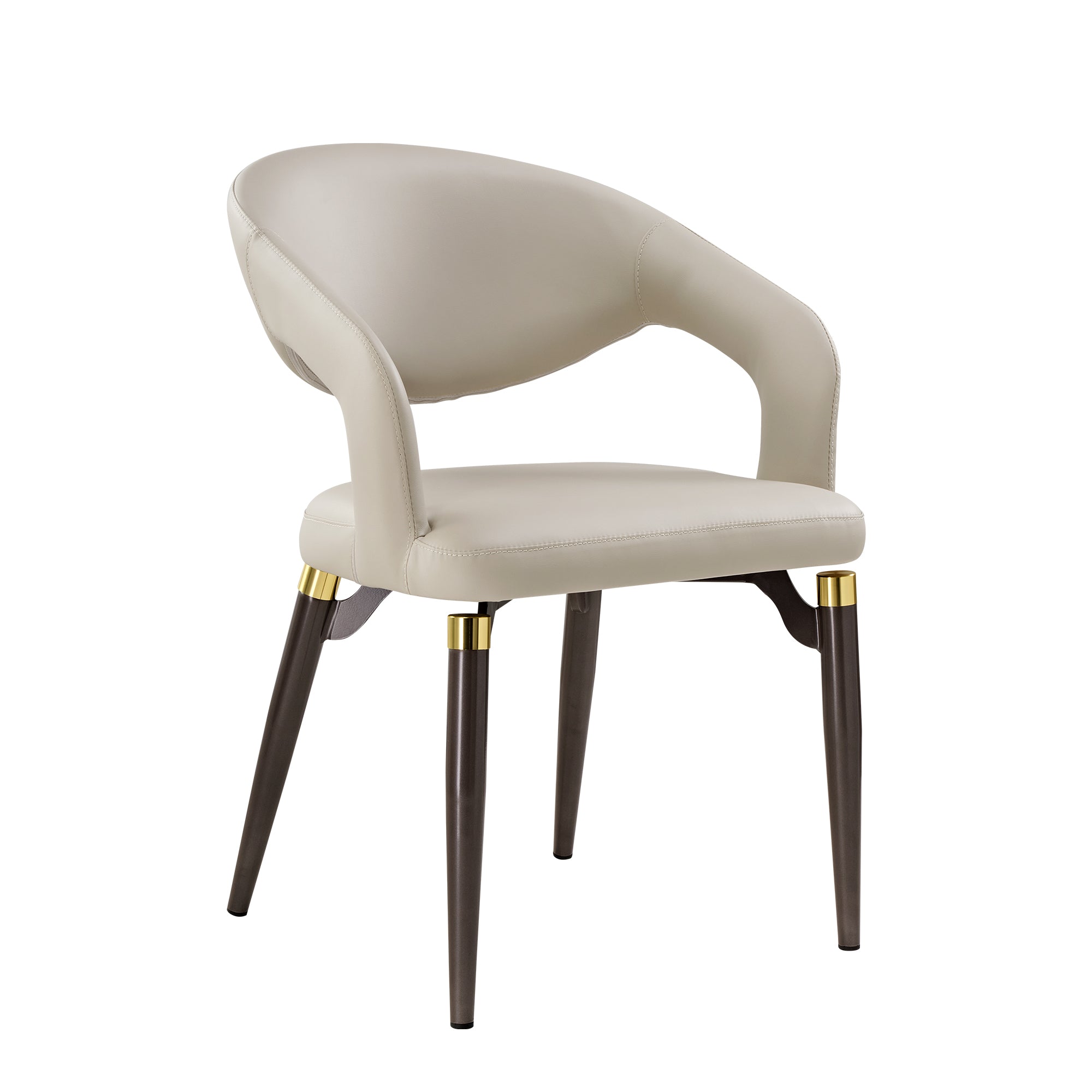 Chantilly Leather Dining Chairs. set of 2 - Image 11